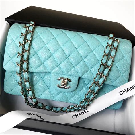 chanel royal blue bag|tiffany blue chanel bag.